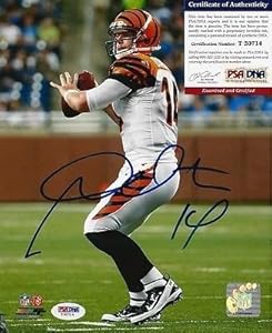 Andy Dalton Signed Cincinnati Bengals 8X10 Photo Psa/Dna