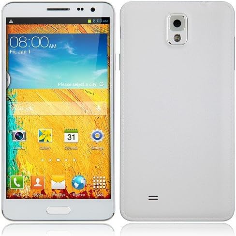 unlocked Android 4.2 Dual SIM Mtk6582 Quad Core Mp4 Wifi GPS Cell Phone N8000 White GSM 3g Free Tether Wifi GPS At&amp;t T-mobile No Contract Phone white
