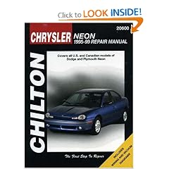 Chrysler Neon, 1995-99 (Chilton's Total Car Care Repair Manual)