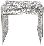 Kare 74403 Beistelltisch Spidernet Alu (2/Set)