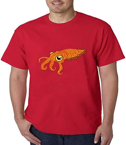 VIPxmax Art Cuttlefish Pastel Painting Sports Lightweights Workout Best Short Sleeve Mens T-shirt Size XL