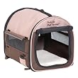 Petmate Portable Pet Home, Small, Dark Taupe/Coffee Grounds Brown Petmate Portable Pet Home, Small, Dark Taupe/Coffee Grounds Brown