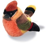 Cedar Waxwing - Audubon Plush Bird (Authentic Bird Sound)