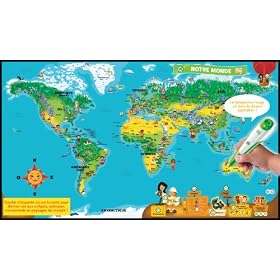 Leapfrog - 80885 - Jeu Educatif - TAG - Mappemonde Interactive (lecteur Tag non inclus)