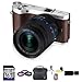 Samsung NX300 Digital Camera with 18-55mm Lens - Brown + 16GB SDHC Class 10 Memory Card + 58mm 3 Piece Filter Kit + Carrying Case + Table Top Tripod, Lens Cleaning Kit, LCD Protector + USB SDHC Reader