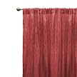 Home Crushed Taffeta Window Panel - Red