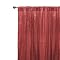 Home Crushed Taffeta Window Panel - Red