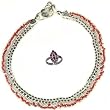 Silver Toe Ring Anklet Pair Foot Jewelry 45 gms.10 inches (anklts527)