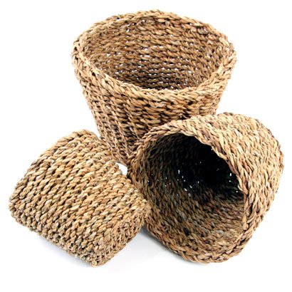 Set of 3 Holga Oval Balti Baskets