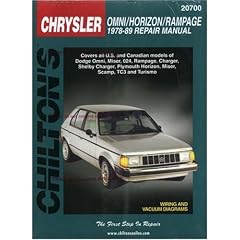 Chrysler Omni, Horizon, Rampage (1978-89) (Chilton Total Car Care)