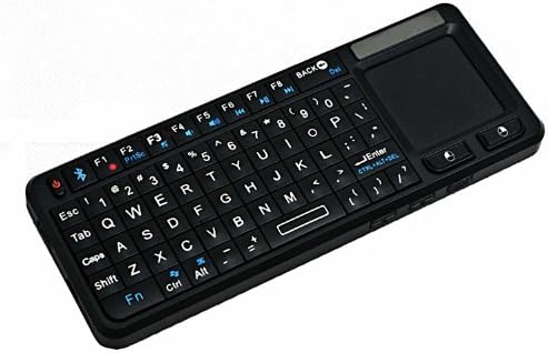 LB1 High Performance New Mini Wireless Keyboard and Mouse Combo for Acer Chromebook C710-2487 Intel Celeron 847 11.6" Screen Display Notebook With 4GB Memory 320GB Hard Drive Google Chrome OS Handheld Mini Bluetooth Keyboard/Mouse Combo Presenter Rechargeable Battery with Bluetooth Receiver (Black)