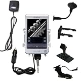 Car / Auto Multi Adapter Mount Holder GPS Navigation Kit for the Sony Clie T415 with built in charger - Gomadic Brand