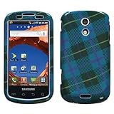 MyBat Samsung Epic 4G Phone Protector Cover - Blue Plaid Weave