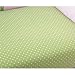 My Baby Sam Sweet Dreams White Dot Crib Sheet, Green