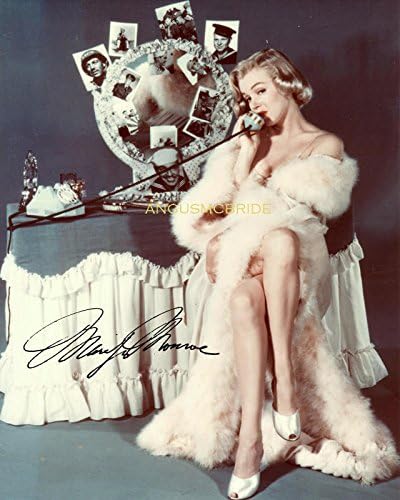 Marilyn Monroe Sexy Photo Autograph Reprint Print Autografo Foto Autogramm