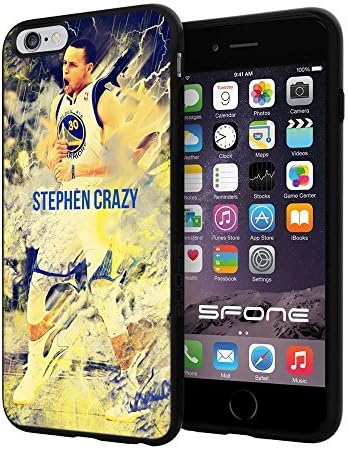 NBA All Star Stephen Curry , Cool iPhone 6 Plus (6+ , 5.5") Smartphone Case Cover Collector iphone TPU Rubber Case Black
