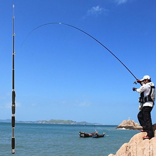 Telescopic Carbon Fishing Rod Sea River Spinning Carp Fishing Pole Stick E0