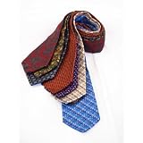 7Piece 100% Pure Silk Ties. Made in England. (235D)RRP£139.99