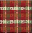 Durable Woven Jacquard 100% Cotton Christmas Tablecloth 60x60 Inches