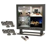Q-See 17" LCD with Network DVR and 4 Color CCD Cameras