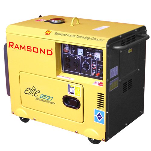 Ramsond Portable Elite 6500 Watt 6.5 KW Silent Diesel Generator FREE SHIPPING
