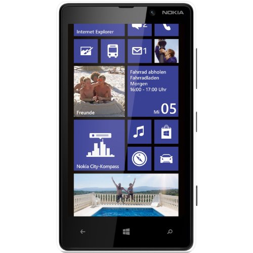 Nokia Lumia 820 White Factory Unlocked from Nokia 4G LTE 800  900  1800  2100  2600B00A38OK8M