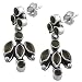 Ravishing 4.5 Ct. Smoky Topaz 925 Sterling Silver Dangle Earrings