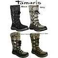 Ladies TAMARIS Rain Shower Water Proof Fur Lined Winter Boots In 4 Colours
