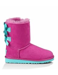 From Amazon.com. Click for details:
 UGG Australia Girls Bailey Bow Boot, Princess Pink/Blue Curacao, Size 6 UGG Australia Girls Bailey Bow Boot, Princess Pink/Blue Curacao, Size 6