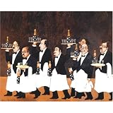 Magic Slice Non-Slip Flexible Cutting Board, Gourmet Size 12 x 15, Charge Flower Bottle Brigade by Guy Buffet
