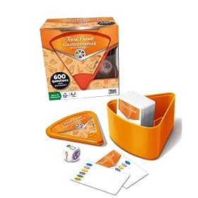 Hasbro - Parker - 19041010 - Jeu de cartes - Trivial Pursuit Jeu Compact Gastronomie