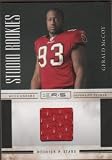 2010 Rookies And Stars Studio Rookies Materials 9 Gerald Mccoy Tampa Bay Buccaneers (Rookie Insert - Piece of Authentic Rookie Worn Jersey - Serial #D To 299 - Football Cards)