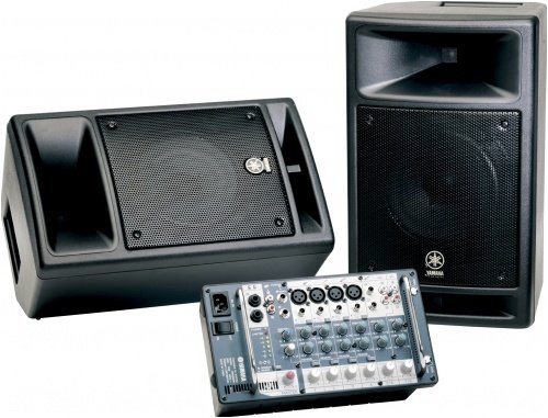 Childrens Toyshop  Musical Instruments : YAMAHA StagePAS 300 Portable PA System w/Mixer