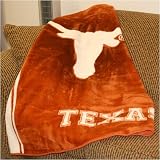 Texas Longhorns Stripes Series Royal Plush Blanket Throw
