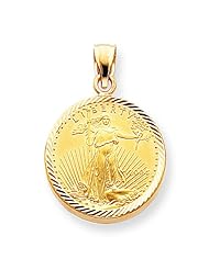 14K Yellow Gold Bezel for 1/4oz American Eagle Coin |D