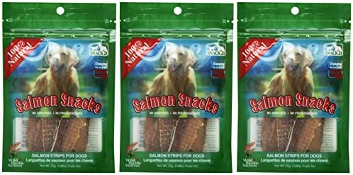 Snack 21 Salmon Treats for Dogs (3 Pack, .25 Oz Ea)