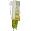 Women Salwar Kameez Cotton Embroidered Dress Size S (slk401)