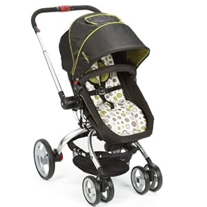 The First Years Wave Stroller, Black/Green