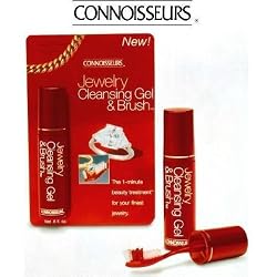 Connoisseurs Jewelry Cleansing Gel & Brush .6 fl oz