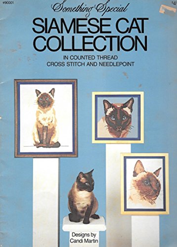 Siamese Cat Collection, designs for Counted Cross stitch or Needlepoint
