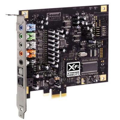 Creative Sound Blaster X-Fi Titanium - Sound card - 24-bit - 192 kHz - 109 dB SNR - 7.1 - PCI Express x1 - Creative X-Fi Xtreme Fidelity
