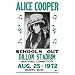 Alice Cooper (Schools Out, Dillon Stadium Concert) Music Poster Print - 14x22