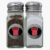 Review Bergamot  / North Carolina State Wolfpack Basketball Shaped Logo Salt and Pepper Shaker Set
