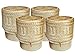 Thai Sticky Rice Basket Size 3 Inches (Pack of 4) Handmade Bamboo Rice Container