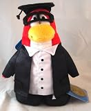 Disney Club Penguin 6.5 Inch Series 8 Plush Figure Graduate [Includes Coin with Code!]