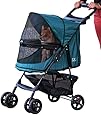 Pet Gear No-Zip Happy Trails Pet Stroller, with Zipperless Entry, Emerald