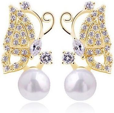 Sunflower Jewelry Sweet&amp;lovely Butterfly Austrian Crystal Made With Swarovski Elements Earrings