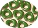 10 Grass Green HEART 3/16