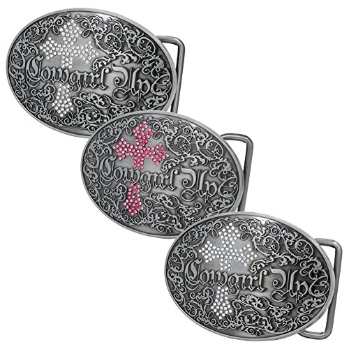 Buckle Rage Adult Women's Southern Girl Cowgirl Up Western Cross Belt Buckle