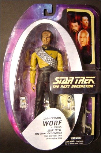 51eNA7msIwL Diamond Select Toys Star Trek The Next Generation Series 1 Action Figure Lt. Worf (Season 7)